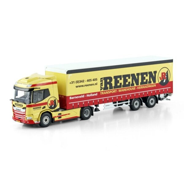 1:50 DAF VAN REENEN XD SH 4X2 BOX TRAILER 2 AXLE WSI   DIECAST Model