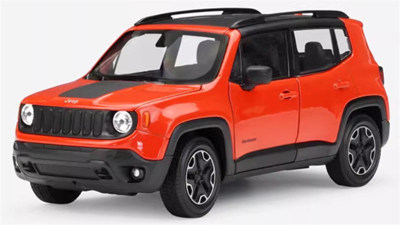 1:24 Jeep Renegade trailhawk  Orange  WELLY  DIECAST Car Model