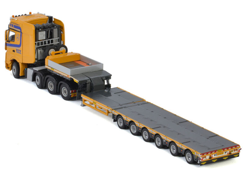 WSI ACTROS MP4 SLT GIGA SPACE 8X4 LOW LOADER - 6 AXLE KTF Harlingen 1:50 Truck Pre-built Model