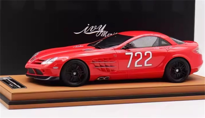 1:18 Mercedes-Benz SLR McLaren 722 Edition  Red IVY Merit Limited Edition 45PCS ONLY Resin Model
