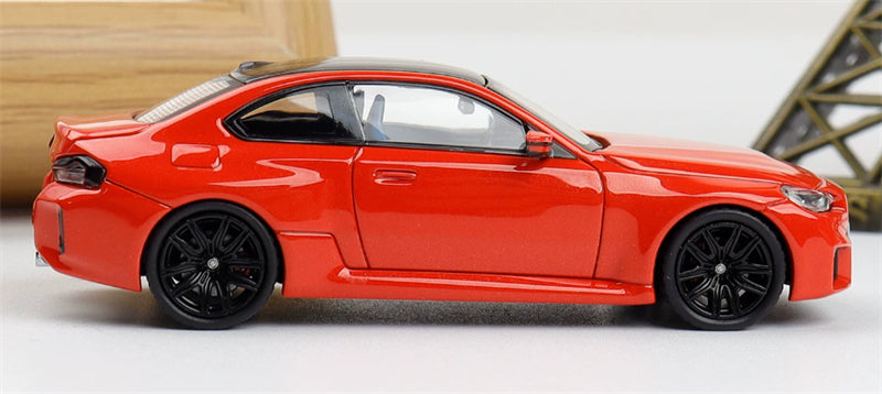 1:64 BMW M2 G87 Toronto Red Howie Model DIECAST Civil Car Model