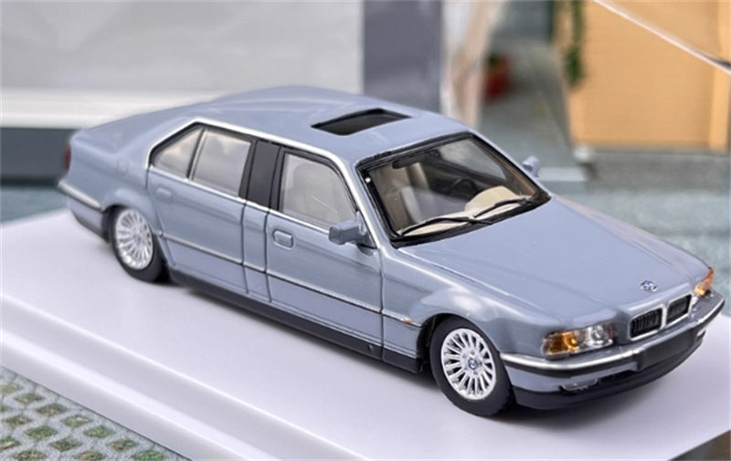 1:64 BMW E38 7 Series L7 98-01n Cement Grey DCM DIECAST Limited Edition 499pcs ONLY Model