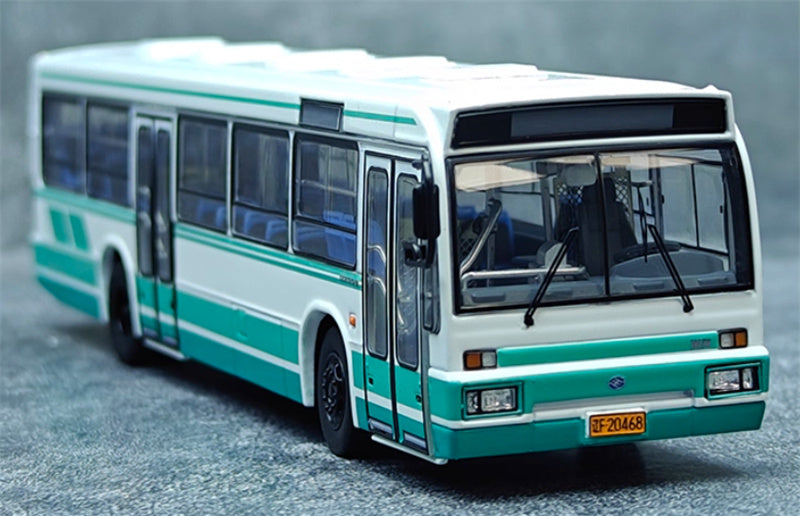 AUTO-GLIMPSE Huanghai DD6121HS City Bus Non air-conditioned version Green 1:64 Bus Pre-built Model view7