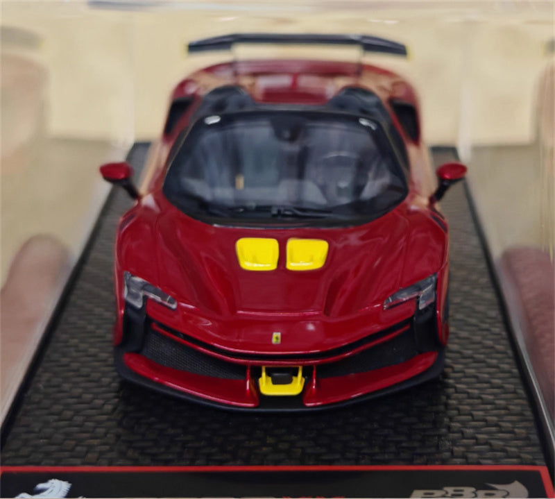 1:43 BBR MODELS Ferrari SF90 XX Spider Rosso Portofino supercar LTD 50PCS view6