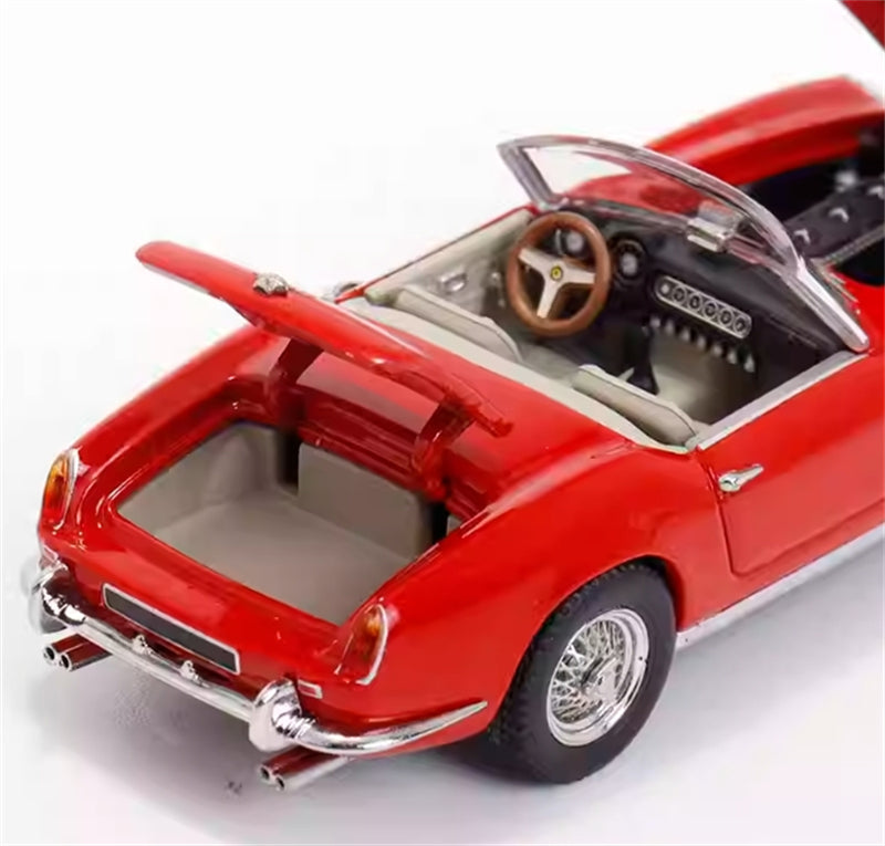 GFCC 1960 SWB Ferrari 250GT California Convertible Red Beige Interior Limited Edition 499PCS ONLY LHD 1:64 car Pre-built Model view6