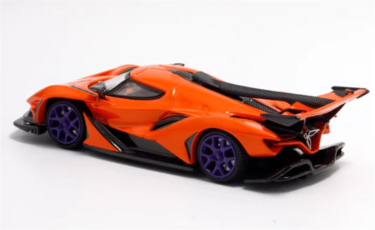 SmallcarsART Apollo IE Supercar orange Limited Edition 499PCS ONLY 1:64 Car Pre-built Model view2