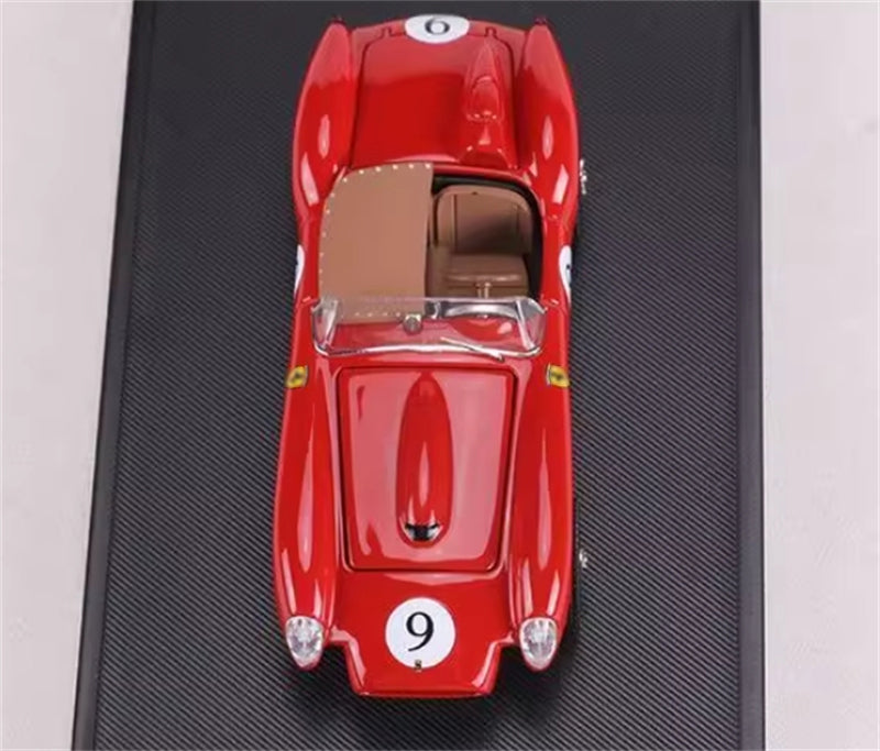 GFCC 1957 Ferrari 250 Testa Rossa Racing Red #9 LHD 1:64 car Pre-built Model view4