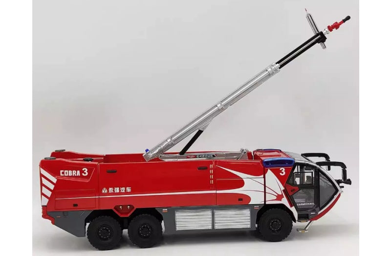 YQ VEHICLES Cobra 3 Airport Major Foam fire truck CARMICHAEL 1:43 Truck Pre-built Airliner Model Display view6