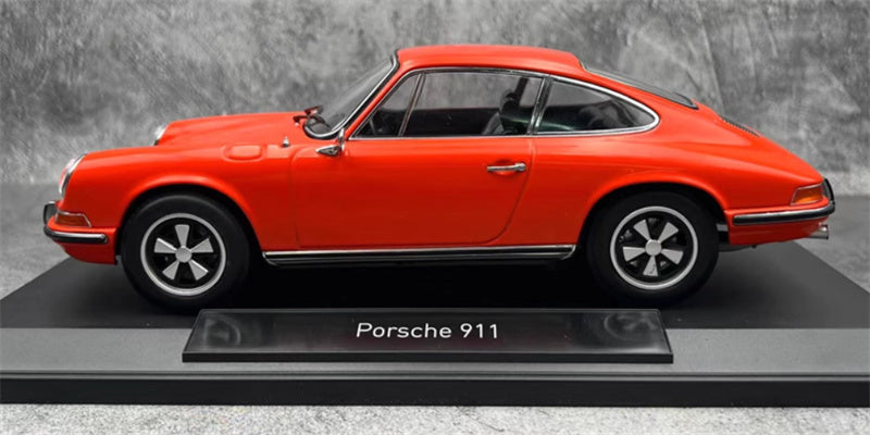 NOREV Porsche 911 901 1970 orange 1:18 Car Pre-built Model view3