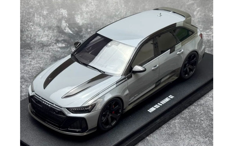 1:18 Audi RS 6 Avant GT‌ 2024 Gray GT Spirit Resin Car Model