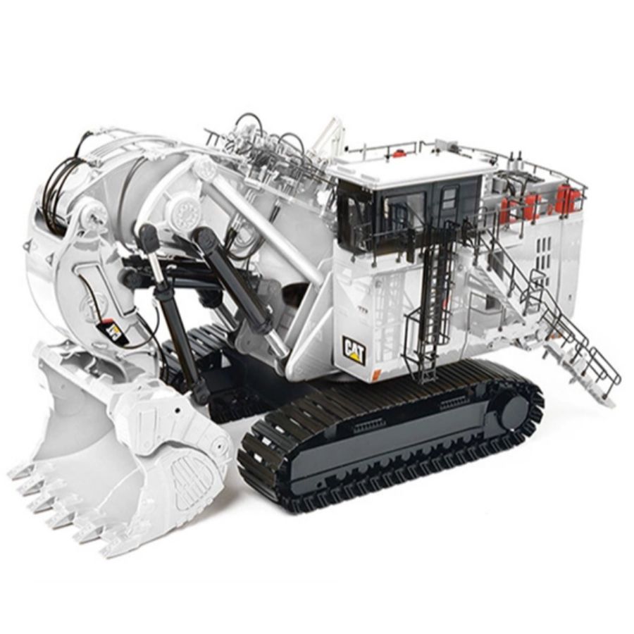 CCM 6090 FS Hydraulic Mining excavator White Edition 1:48 DIECAST Truck Lorry