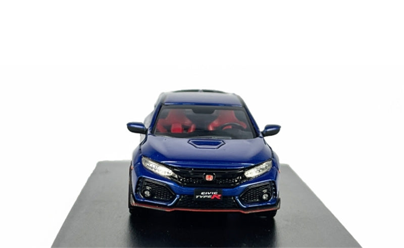 LCD-MODELS Honda Civic Type R FK8 Blue 1:64 car Pre-built Model view4