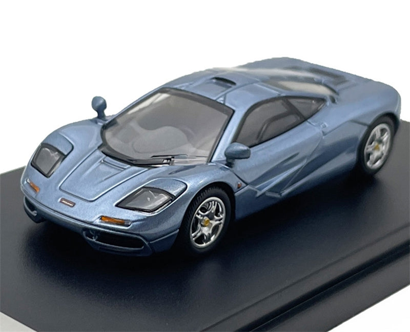 LCD-MODELS Mclaren F1 Super Car Matte Blue 1:64 car Pre-built Model view1