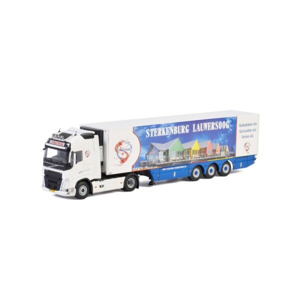 1:50 VOLVO VISHANDEL STERKENBURG FH4 XL 4X2 REEFER TRAILER 3 AXLE WSI   DIECAST Model