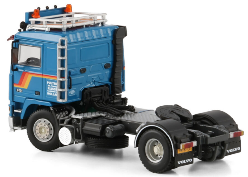 1:50 VOLVO Pultrum F12 4X2 WSI Blue Diecast Model