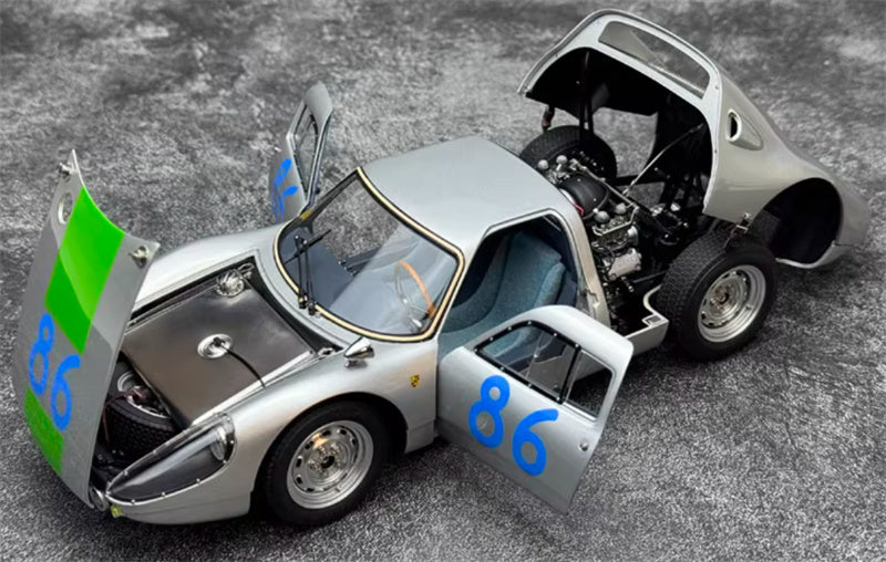 CMC Porsche 904 Carrera GTS winner Targa Florio 1964 Pucci/ Davis #86 Limited Edition 1500PCS ONLY 1:18 Car Pre-built Model view8
