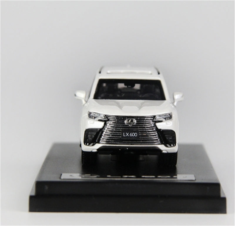 LCD-MODELS Lexus LX600 SUV White 1:64 car Pre-built Model view3