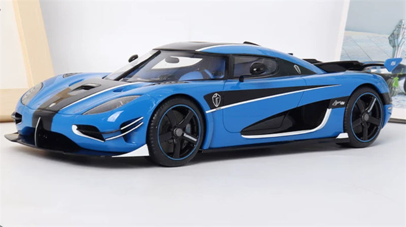 1:18 Koenigsegg Agera RS  Blue - Black Cover GT Spirit Limited Edition 800PCS ONLY Resin Model