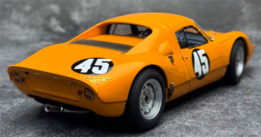 CMC Porsche 904 Carrera GTS 1.000 Km Nurburgring 1964 Koch/ Pon #45 orange Limited Edition 1500PCS ONLY 1:18 Car Pre-built Model view2