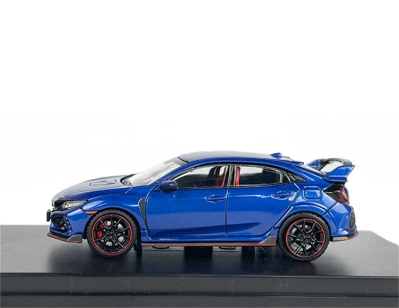 LCD-MODELS Honda Civic Type R FK8 Blue 1:64 car Pre-built Model view3