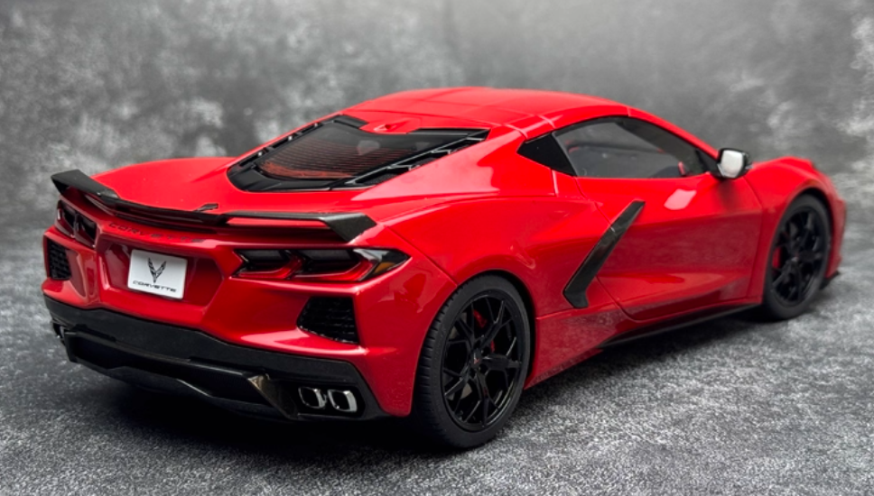 AUTOART Corvette C8 STINGRAY Z51 Red 1:18 Car Pre-built Model view6