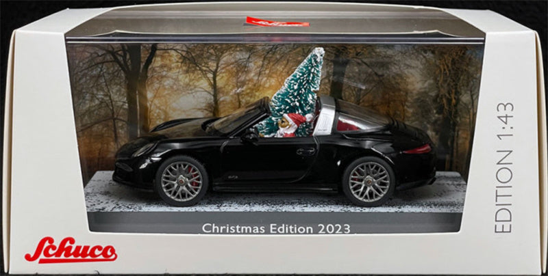 SCHUCO Porsche 911 Carrera 4 GTS Christmas Edition 2023 Targa 1:43 Car Model view9