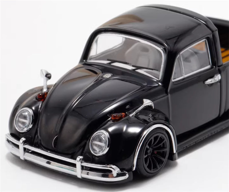 Liberty 64 Volkswagen Beetle Pickup Black Limited Edition 499PCS ONLY ROB3DESIGN 1:64 Car Pre-built Airliner Model Display view8