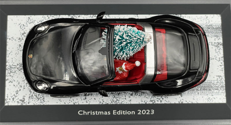 SCHUCO Porsche 911 Carrera 4 GTS Christmas Edition 2023 Targa 1:43 Car Model view5