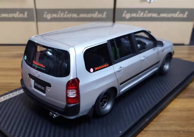 Ignition Model Toyota Probox GL NCP51V MPV silver 1:18car Pre-a Model