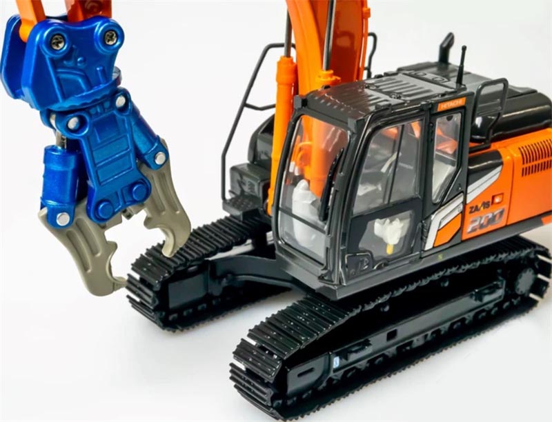 1:50   ZX200-7 Hitachi Open door version w/ dismantling clamp  Diecast Model
