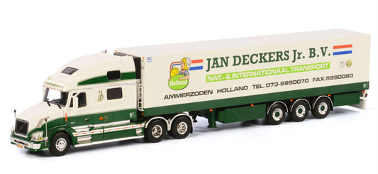 WSI VOLVO VN 780 6X4 REEFER TRAILER - 3 AXLE Jan Deckers 1:50 Truck Pre-built Model