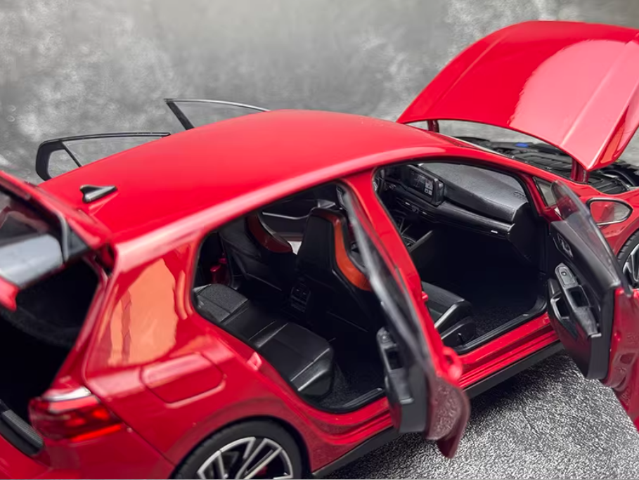 1:18 Volkswagen Golf GTI 2020 Red  NOREV 8th generation DIECAST car Model