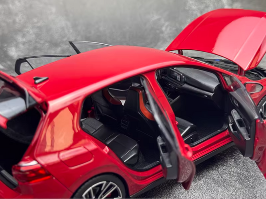 1:18 Volkswagen Golf GTI 2020 Red  NOREV 8th generation DIECAST car Model
