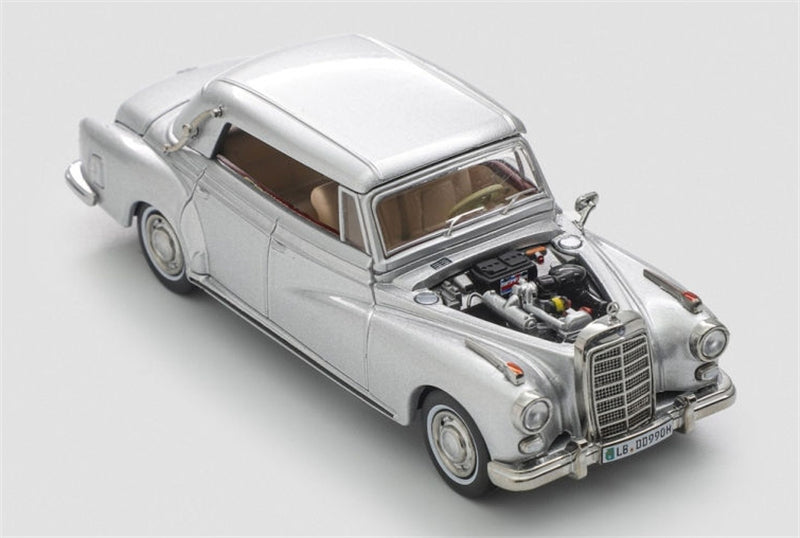Mortal Model Mercedes Benz TYP 300D Cabriolet W189 Silver Limited Edition 799PCS ONLY LHD 1:64 car Pre-built Model view6