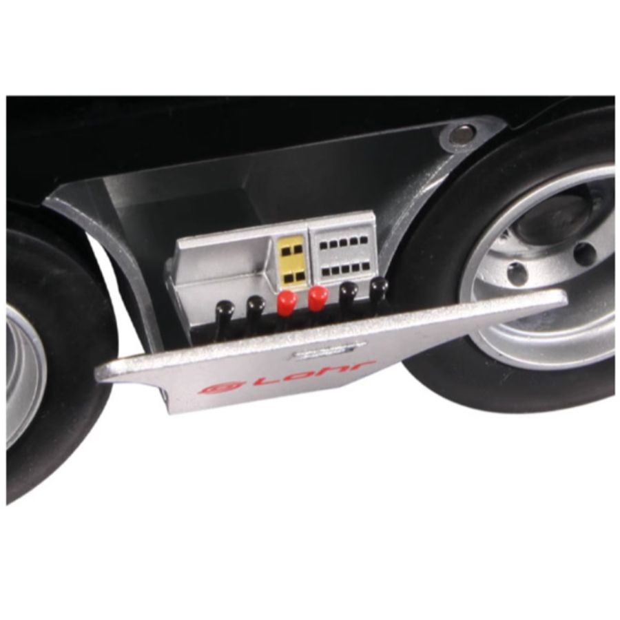 NZG Mercedes Benz Actros Lohr Black + double-layer trailer KIT 1:18 DIECAST Truck Lorry