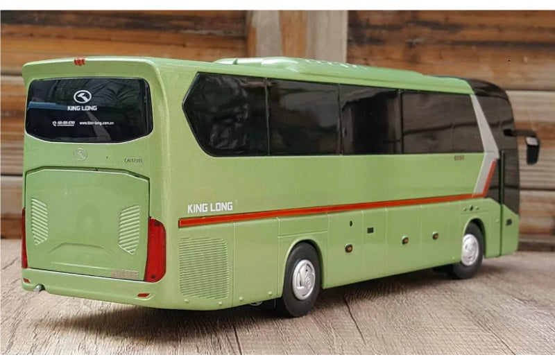 KING LONG XMQ6127 LongWei luxury bus light green 1:38 Bus Pre-built Airliner Model Display view5