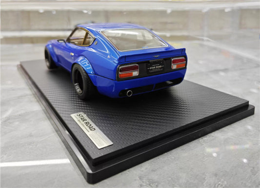 IGNITION MODEL Nissan Fairlady ZS30 STAR ROAD Metallic Blue 1:18 Car Pre-built Model view2