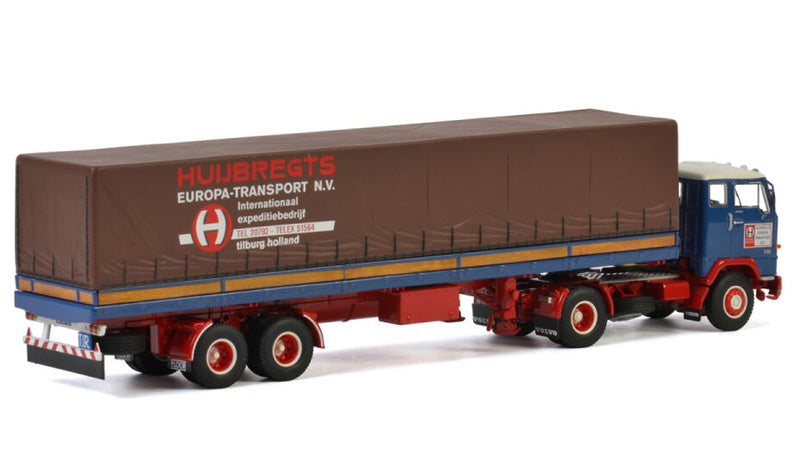 WSI VOLVO F88 4x2 CURTAINSIDE CLASSIC - 2 AXLE Huijbregts 1:50 Truck Pre-built Model