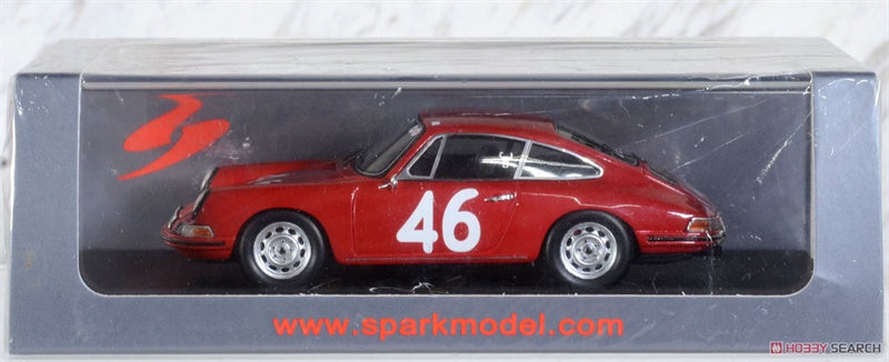 Spark Porsche 911S #46 Targa Florio 1967 RED 1:43 Car Pre-built Model view8