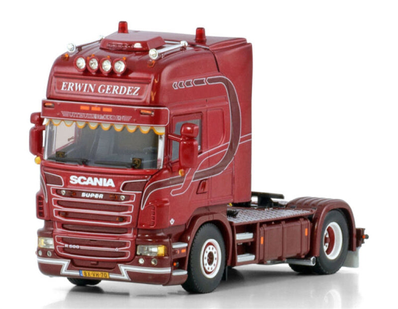 WSI SCANIA R6 TOPLINE 4X2 Erwin Gerdez int. transport 1:50 Truck Pre-built Model