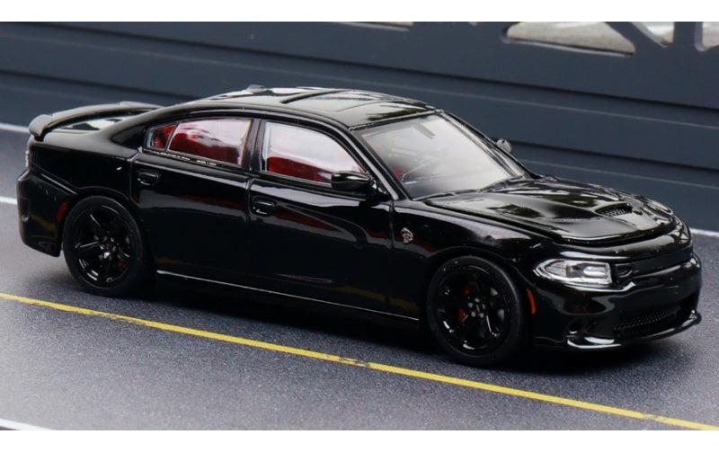 1:64 DODGE Charger SRT  Dark Night Black 7CM MODEL  Limited Edition 599PCS ONLY DIECAST Model