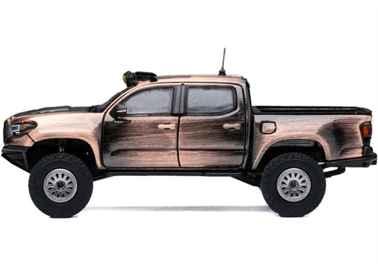 GCD TOYOTA Tacoma TRD PRO Pre-Runner Pickup Bronze Metallic LHD 1:64 Truck Pre-built Model view2