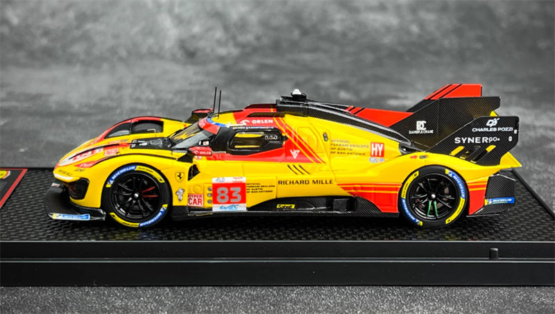 BBR MODELS Ferrari 499P #83 France Le Mans 2024 YIFEI YE LTD 293PCS 1:43 Model view5