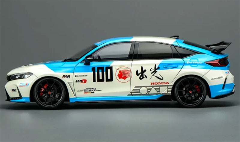 1:18 Honda Civic Type R FL5  Idemistu Motion Blue MOTORHELIX Limited Edition 499PCS ONLY DIECAST Model