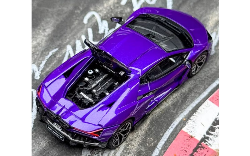 1:64 Lamborghini Revuelto Purple LCD MODELS DIECAST Car Model