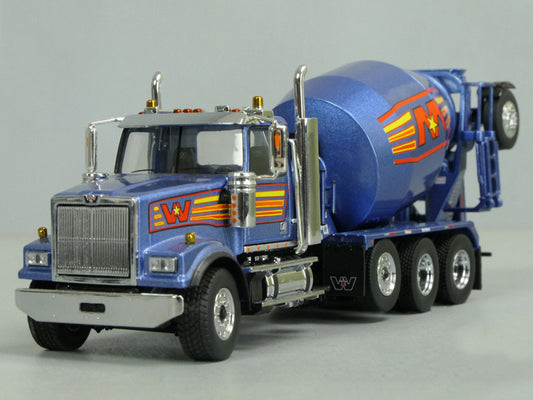 CATERPILLAR Western Star 4900 With MCNEILUS BRIDGEMASTER MIXER 1:50 Truck Pre-built Model
