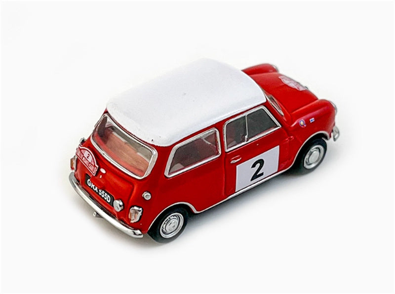 GCD Morris Cooper S Rallye Monte-Carlo 1966 #2 Red Right hand drive 1:64 Car Pre-built Model view2
