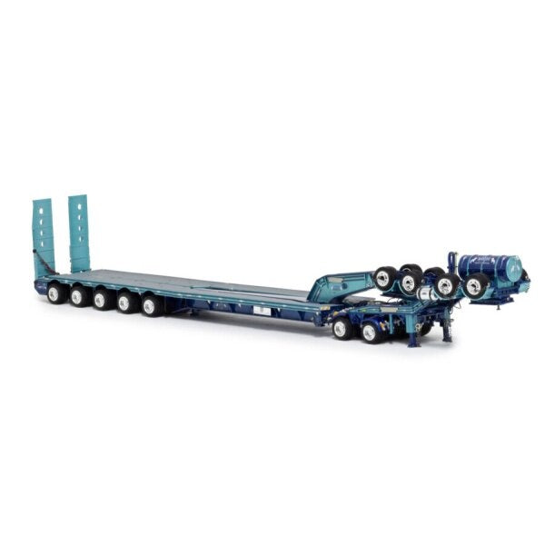 1:50  MACTRANS Heavy Haulage 5X8 + 2X8 Dolly Drake  Blue Diecast Model