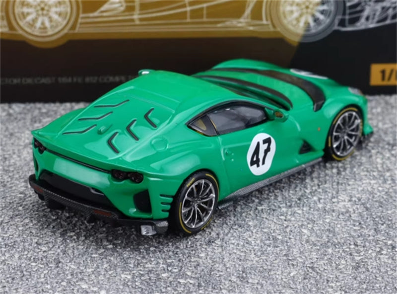 TOC Ferrari FE812C Coupe Sports BP GREEN #47 1:64 Car Pre-built Model