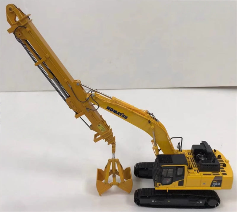KOMATSU PC450LC-8 telescopic arm grab excavator Limited edition commemorative edition 1:50 Truck Pre-built Model